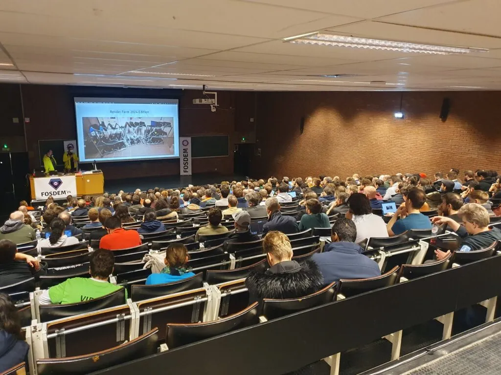 FOSDEM zaal